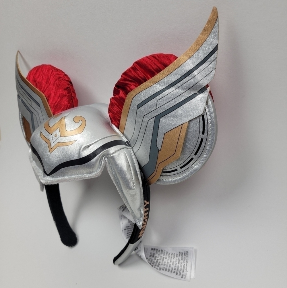 Disney Marvel Mickey Mighty Thor Ear Headband Love and Thunder - Picture 7 of 12